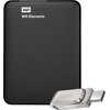 WD Elements Portable 5TB + SanDisk Ultra Dual Drive 3.1 Luxe 64GB