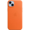 Apple iPhone 14 Plus Back Cover with MagSafe Leather Orange