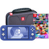 Nintendo Switch Lite Blue + Mario Kart 8 Deluxe + Bigben Travel Case