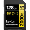 Lexar Professional 2000x GOLD 128 Go SDXC 300 Mo/s