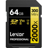 Lexar Professional 2000x GOLD 64GB SDXC 300mb/s