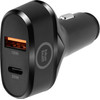 BlueBuilt Chargeur de Voiture Power Delivery et Quick Charge avec 2 Ports USB 20 W Noir