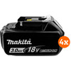 Makita BL1830B LXT 18V 3,0Ah accu 4-pack