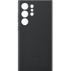 Samsung Galaxy S23 Ultra Back Cover Leer Zwart