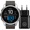 Garmin Fenix 7S Silver/Gray 42mm + BlueBuilt Charger