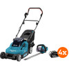 Makita DLM382CM2 + Makita DUH523Z incl. 4.0Ah Battery (2x) + 5.0Ah Battery (2x)