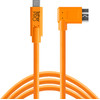 Tether Tools TetherPro USB-C vers micro USB 3.0 Angle droit Orange