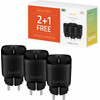 2x Hombli Smart Plug Black 3-pack