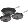 Tefal Renew+ Ceramic Frying Pan Set 24cm + 28cm + Wok 28cm