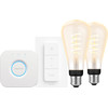 Philips Hue Filament White Ambiance Edison XL 2-Pack Startpakket