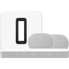 Sonos Beam Gen2 White + 2x Era 300 White + Sub G3 White