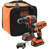 BLACK+DECKER BCK21S2S-QW Combi Set