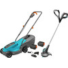 Gardena PowerMax 30/18V P4A Set + Gardena SmallCut 23/18V P4A Solo incl. 4.0Ah Battery (2x)