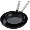 GreenPan Padova Frying Pan Set 20cm + 28cm Reserve Black