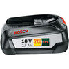 2x Bosch Battery 18V 2.5Ah Li-Ion