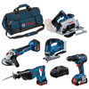 Bosch Professional 5 Toolkit 18V 0615990N39 combiset