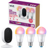 WiZ Home Monitoring starterkit - 3 smart lampen + IP camera