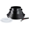 Tefal Ingenio Black Stone Batterie de Cuisine 8 Pièces