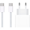 Apple Usb C Oplader 20W + Usb C Kabel 1m Nylon Wit