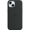 Apple iPhone 15 Back Cover met MagSafe Zwart