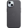 Apple iPhone 15 FineWoven Back Cover met MagSafe Zwart