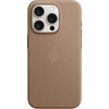 Apple iPhone 15 Pro Feingewebe Backcover mit MagSafe Taupe