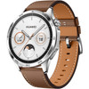 Huawei Watch GT 4 Zilver/Bruin 46mm