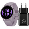 Garmin Vivoactive 5 Purple + BlueBuilt Charger