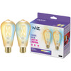 WiZ Edison Filament lamp 2-pack - Warm tot Koelwit Licht - E27