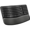 Logitech Wave Keys Draadloos Ergonomisch Toetsenbord QWERTY