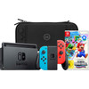 Nintendo Switch Red/Blue + Super Mario Bros. Wonder + BlueBuilt Travel Case