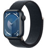 Apple Watch Series 9 41mm Midnight Aluminum Sport Watch Strap