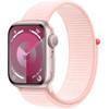 Apple Watch Series 9 41mm Pink Aluminum Sport Watch Strap