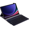 Just in Case Premium Samsung Galaxy Tab S9 / Tab S9 FE Toetsenbord Hoes QWERTY Zwart