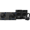 Pioneer DJ DDJ-FLX6 + Pioneer DJ HDJ-CUE1 + Pioneer DJ DM-50D-BT Zwart