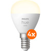 Philips Hue Kogellamp White E14 4-pack