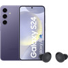 Samsung Galaxy S24 128GB Purple 5G + Galaxy Buds2 Pro Black