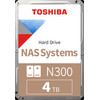 Toshiba N300 NAS Hard Drive 4 To