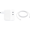 Apple 35W Power Adapter Met 2 Usb C Poorten + Apple usb C Oplaadkabel (2m)