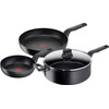 Tefal Hard Titanium Pro Koekenpannenset 24 + 28 cm + Hapjespan 28 cm