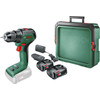 Bosch UniversalDrill 18V-60 2,5 Ah Accu (2x) SystemBox S Starterspakket