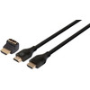 BlueBuilt HDMI Kabel 4K 60Hz Nylon 2 Meter + 90° adapter