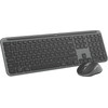 Logitech MK950 Signature Slim Wireless Keyboard and Mouse Combo QWERTY Black