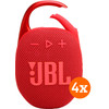 JBL Clip 5 Red 4-pack