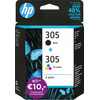 HP 305 Cartouches Pack Combiné