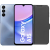 Samsung Galaxy A15 128GB Blauw 4G + BlueBuilt Book Case Zwart