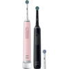 Oral-B Pro Serie 3 Noir et Rose Lot de 2