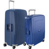 Samsonite S'Cure Spinner 55cm + 75cm Dark Blue Suitcase Set