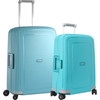 Samsonite S'cure Spinner 55+69cm Aqua Blue Kofferset