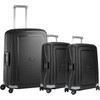 Samsonite S'cure Spinner 55+55+69cm Black Kofferset